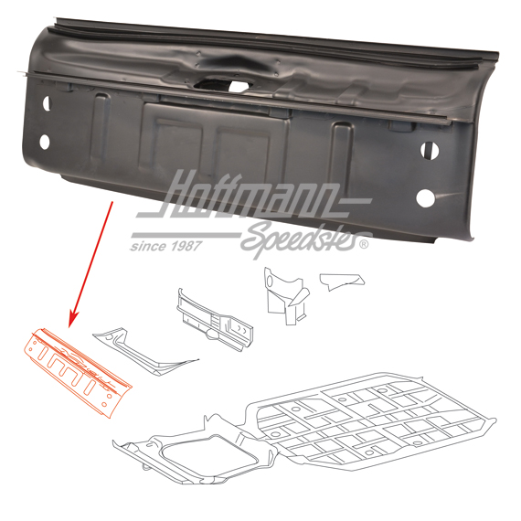 Parete trasversale, anteriore, .65-.67 | 901 501 031 20 | 590-0190-08