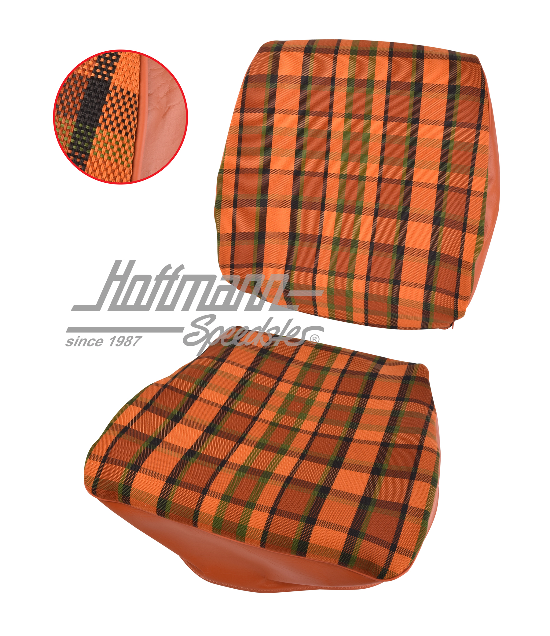 Coprisedile, Westfalia, rosso/arancione, 74-79 |  | 098-1275-63