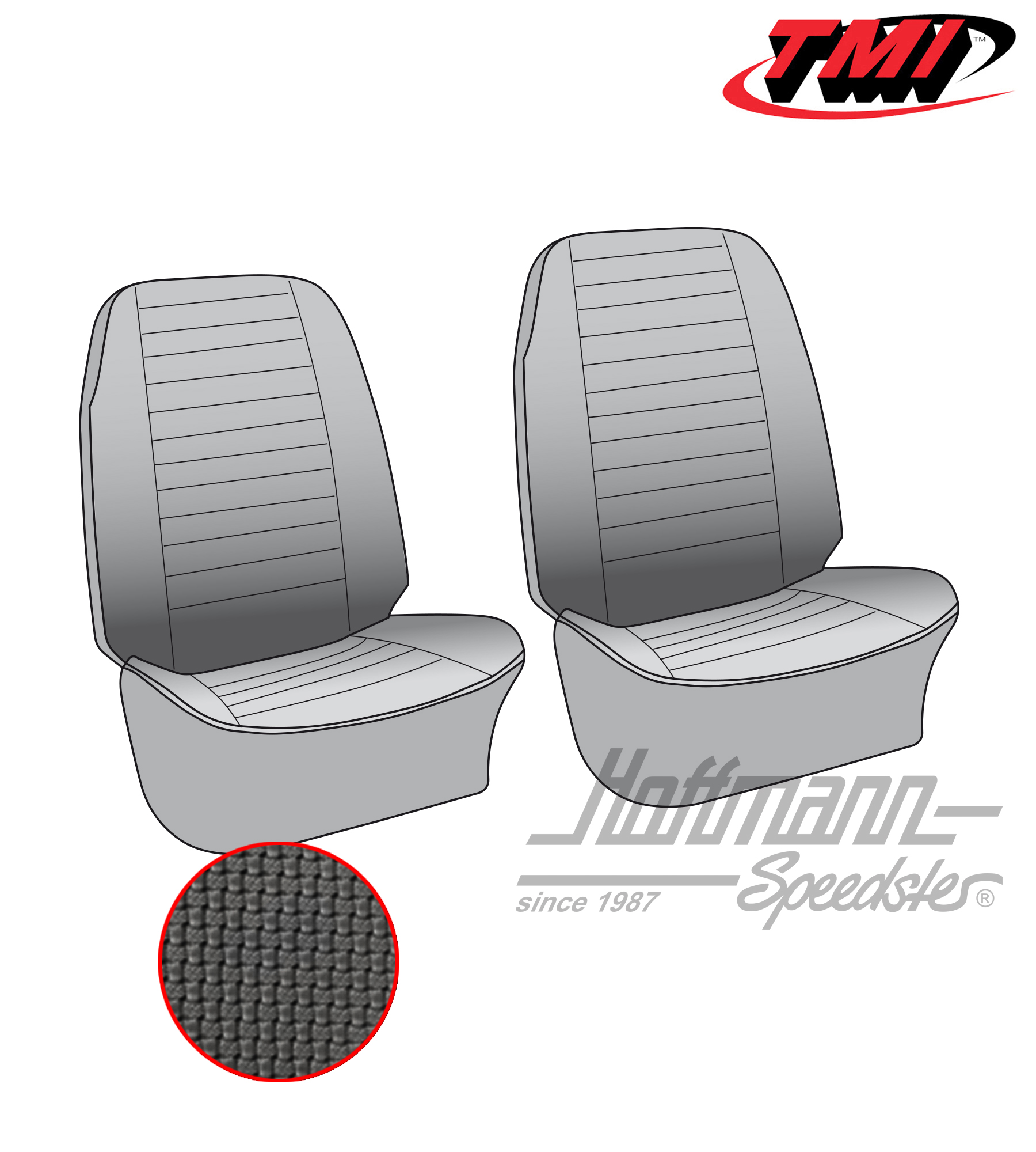 Coprisedile, anteriore, 76-79, nero | 43-2116-01 | 098-0626-10