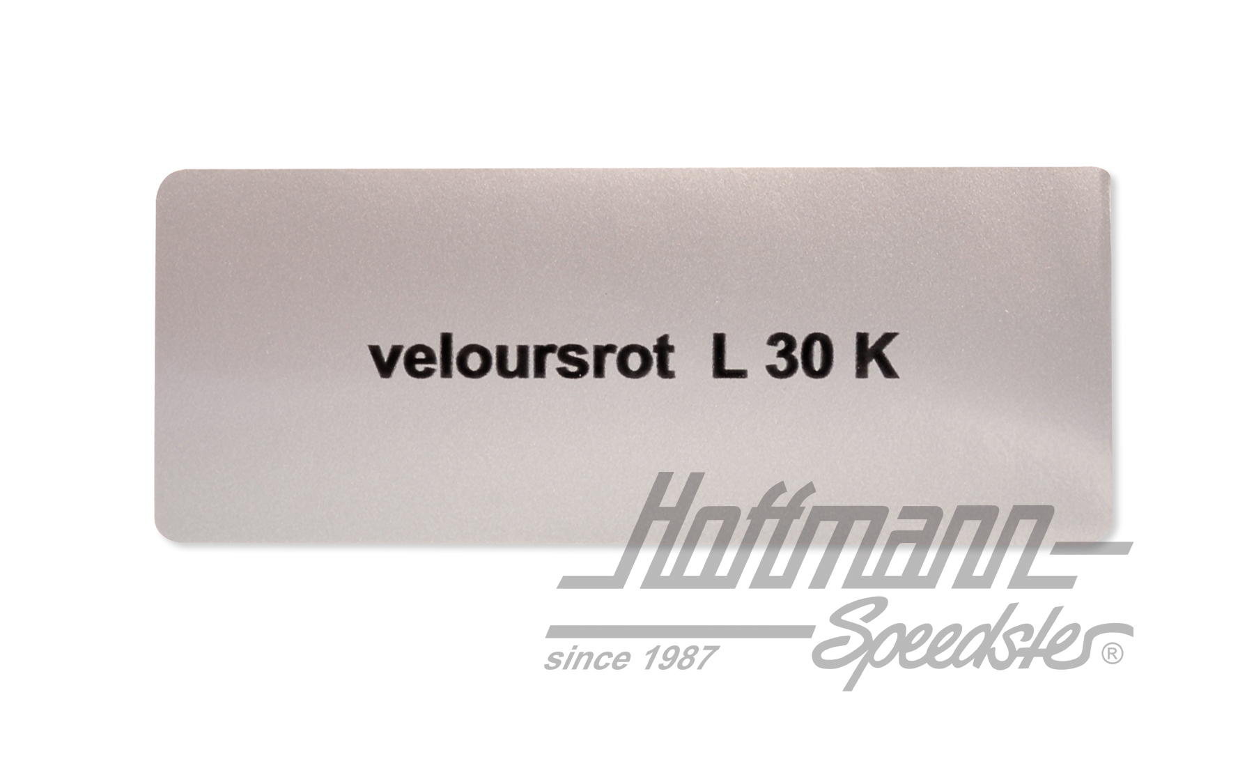 Adesivo, numero di colore L30K, rosso velours | L30K | 021-0180-07