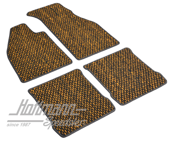 Tappetini, cocco, 72-, giallo / nero | ZVW 2DYL | 020-5381-56