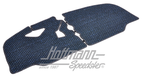 Tappetini, cocco, 67-72, blu / nero | ZVW 2BUS CBL | 098-0040-35