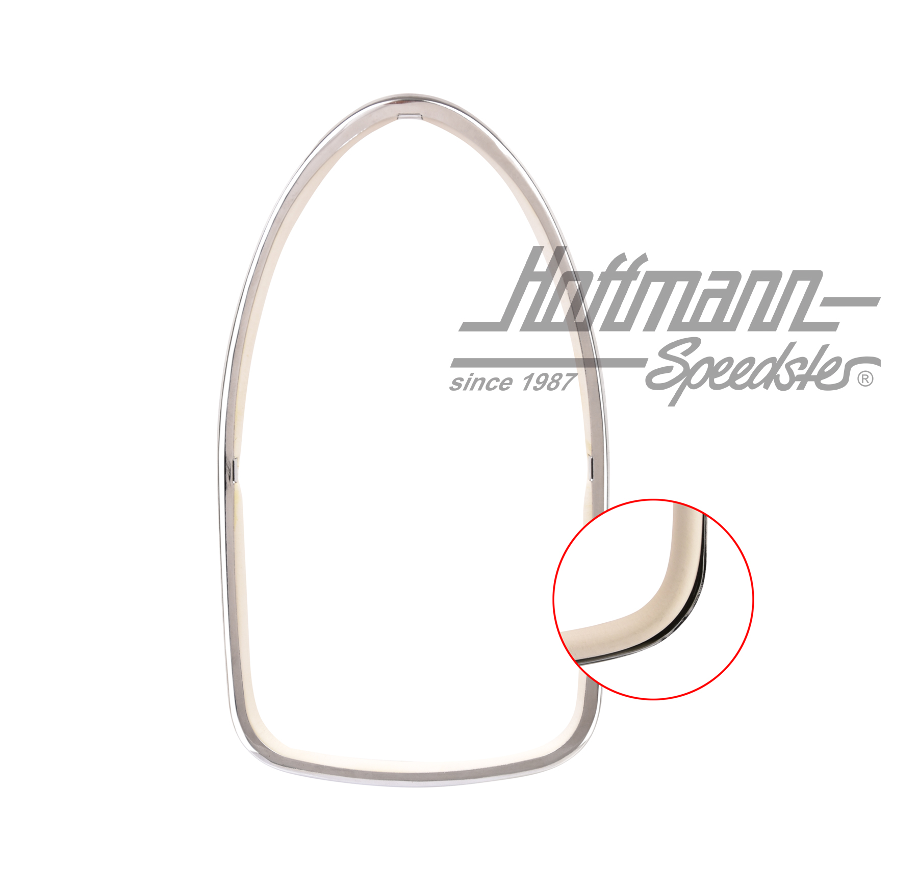 Telaio cromato per vetro fanale posteriore, 62-72, sinistra / destra | 111 945 117 A | 020-4488-16