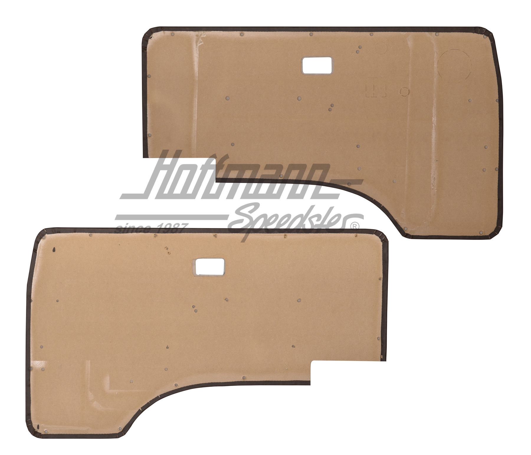 Pannelli portiera, anteriore, Furgone T3, marrone                                                   