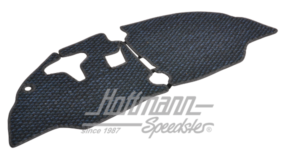 Tappetini, cocco, 55-59, blu / nero | ZVW 2BUS BL | 098-0040-05