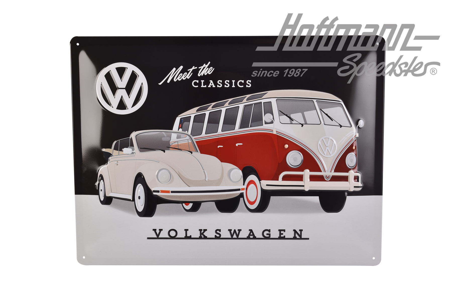 Cartello in lamiera, 300x400mm, VW MEET THE .... |  | 021-0176-83