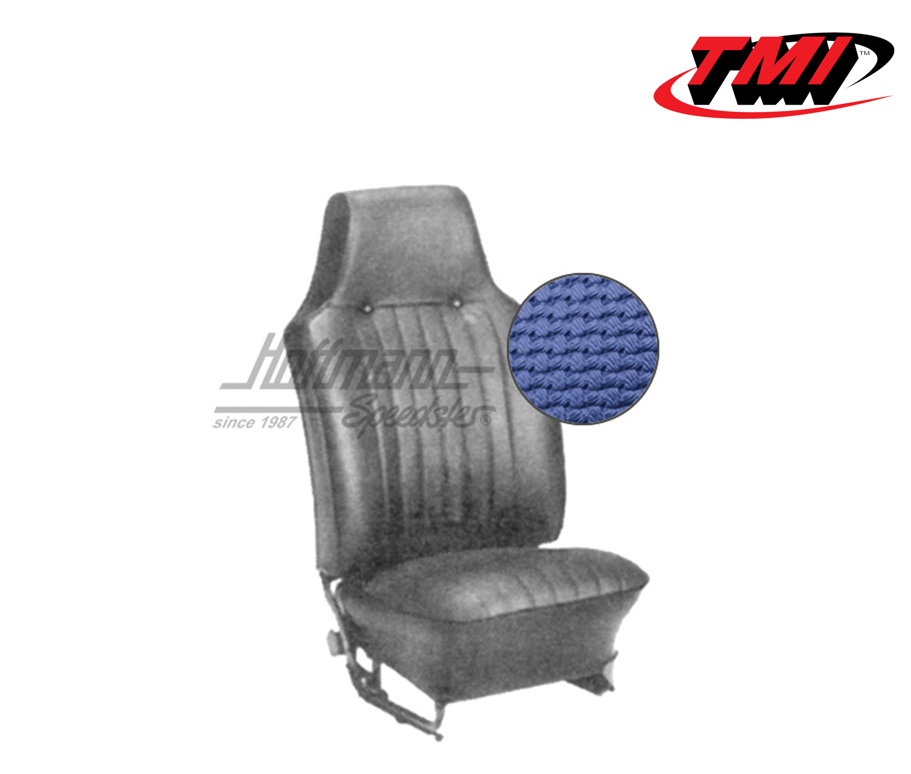 Coprisedili, Berlina, 67-69, tessuto di cestino, blu | 43-1125-08 | 055-5720