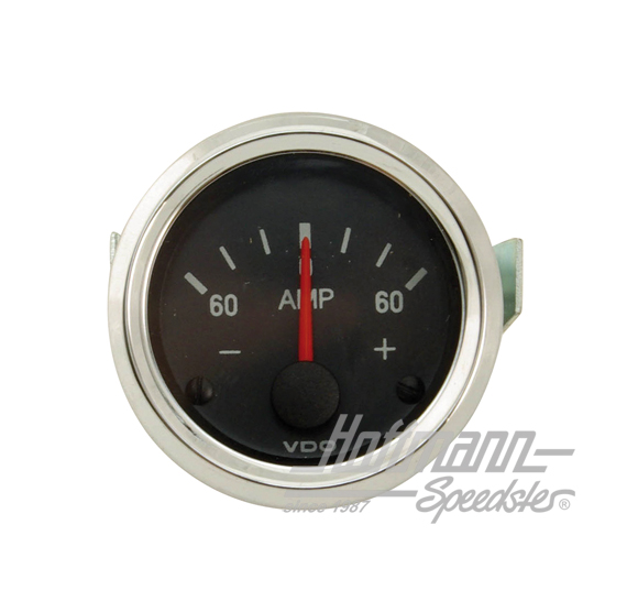 Amperometro "Cockpit inter."60-0-60, cromato | 190 037 002 G | 021-0469