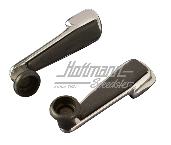 Manovella alzavetro, "Brasile", cromo/vinile | 111 837 581 X | 010-3105-08