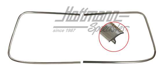 Telaio decorativo alluminio, parabrezza, 66-74 | 143 853 305 A | 060-6012