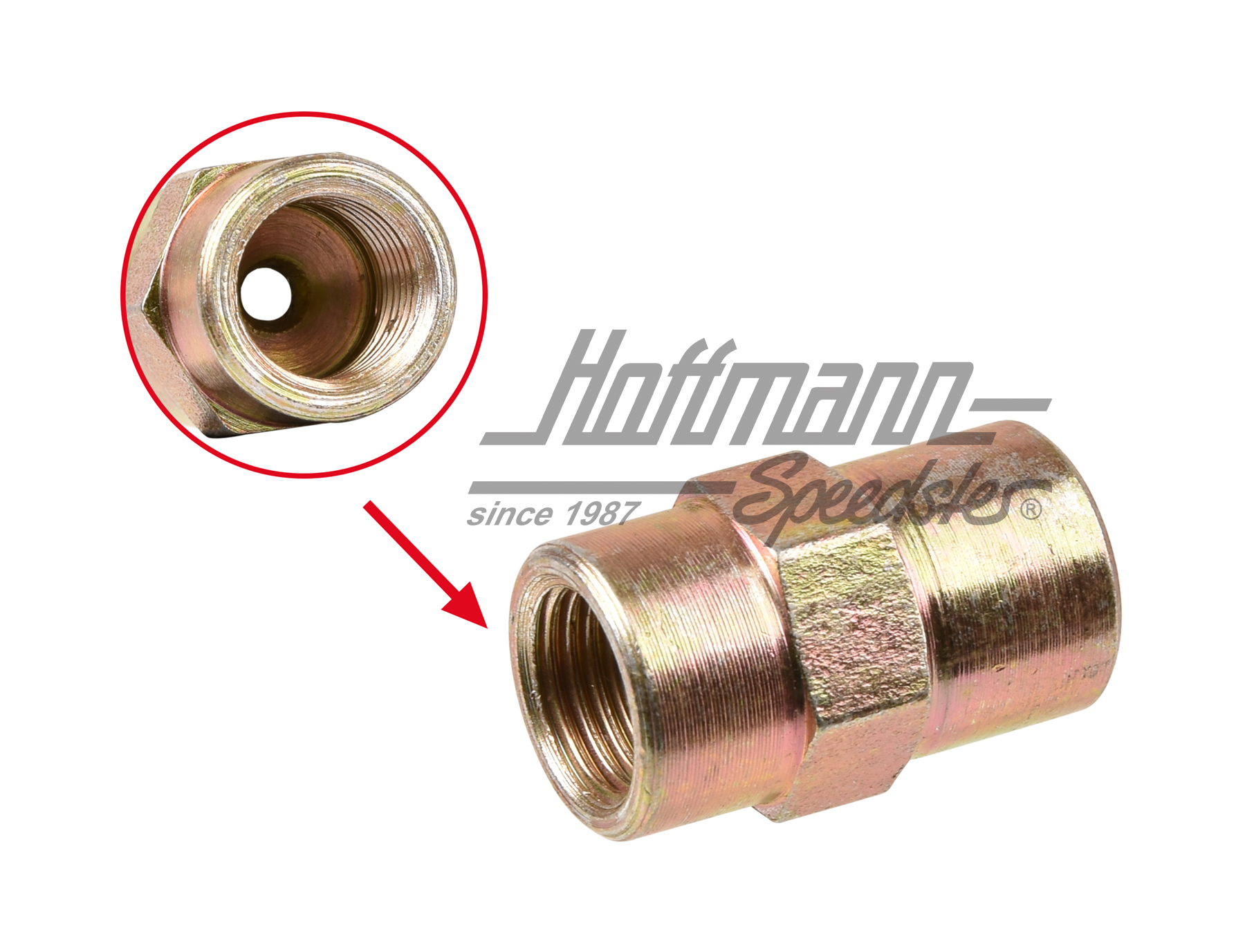 Raccordo tubazione del freno,  M10 X 1, universale | 411 611 789 | 020-4083-12