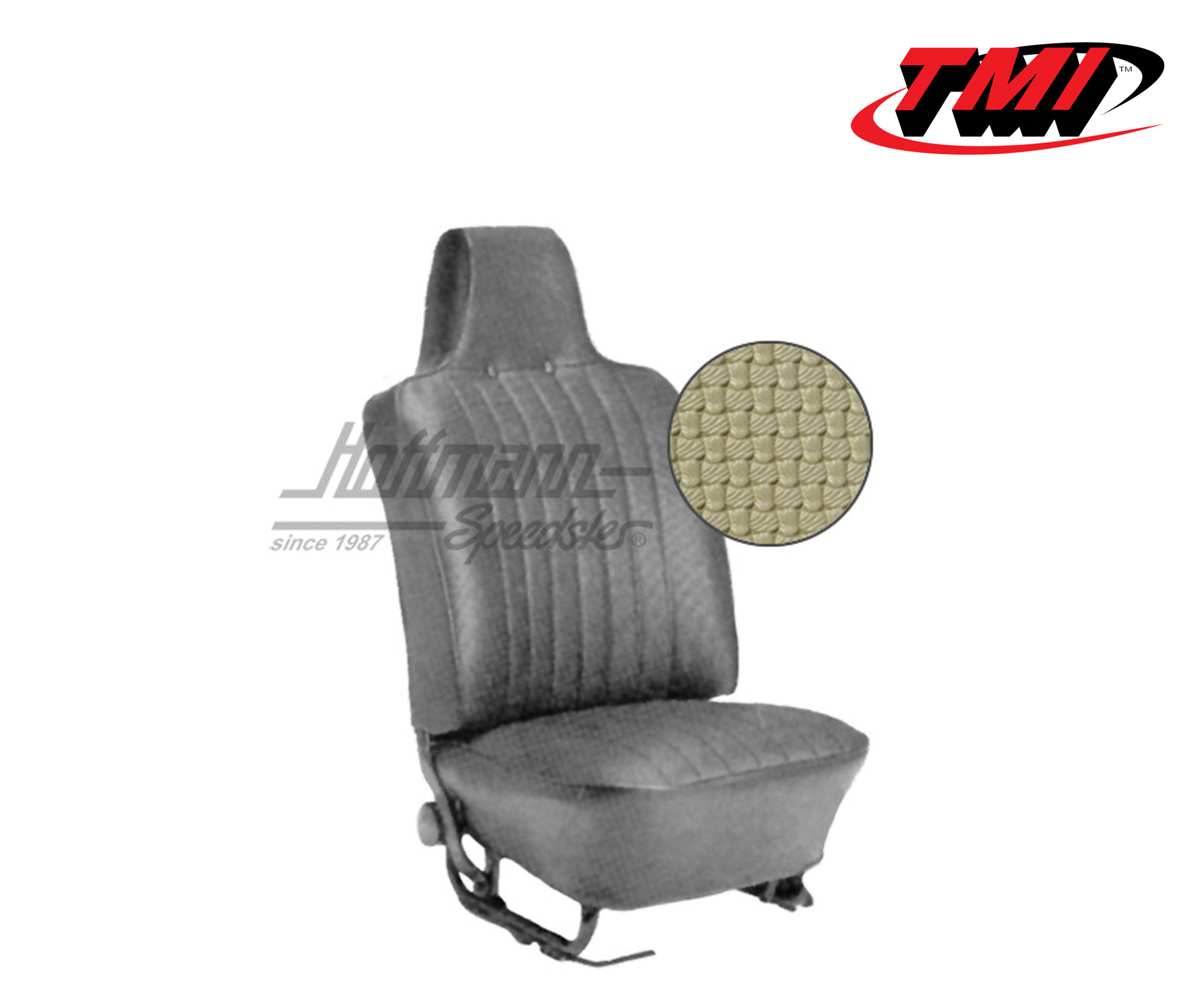 Coprisiedili, Cabriolet, 69-72, tessuto di cestino, beige | 43-1325-04 | 055-6130