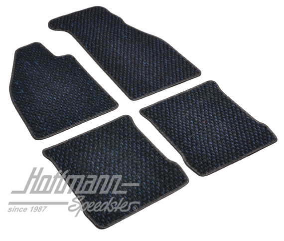 Tappetini, cocco, 72-, blu / nero | ZVW 2DBL | 020-5381-55