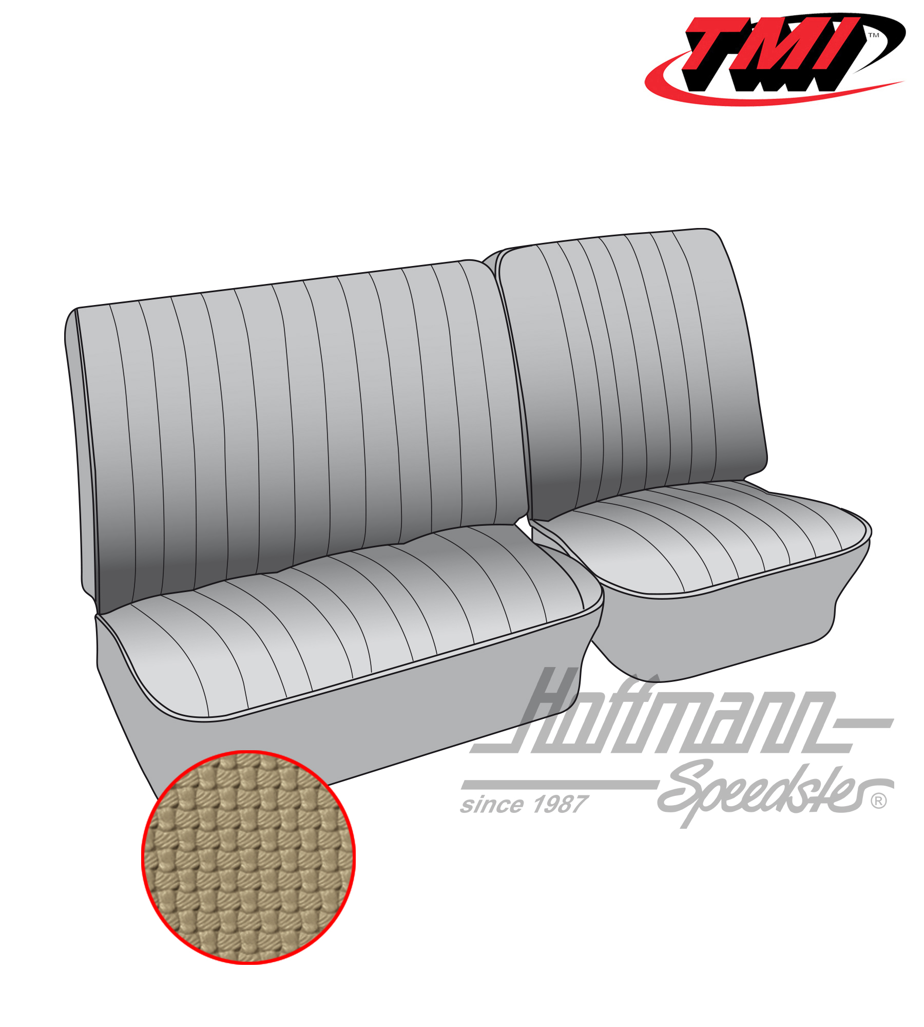 Coprisedile, panca anteriore, 62-67, beige | 43-2111-04 | 098-0604-30