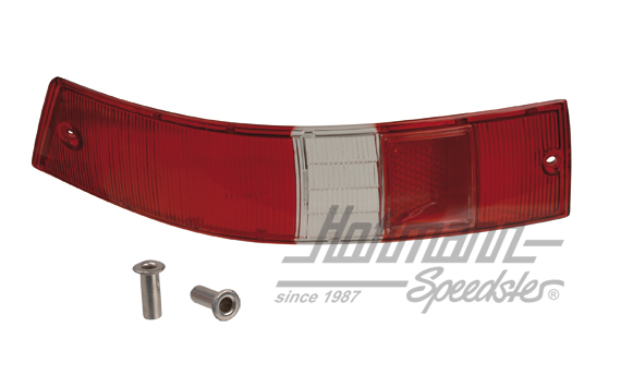 Vetro luce posteriore, rosso/bianco/rosso, 65-68, sinistra
 | 901 631 403 01 | 580-2573-01