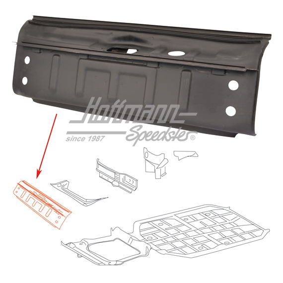 Parete trasversale, anteriore, .68-.73 | 901 501 031 21 | 590-0190-10