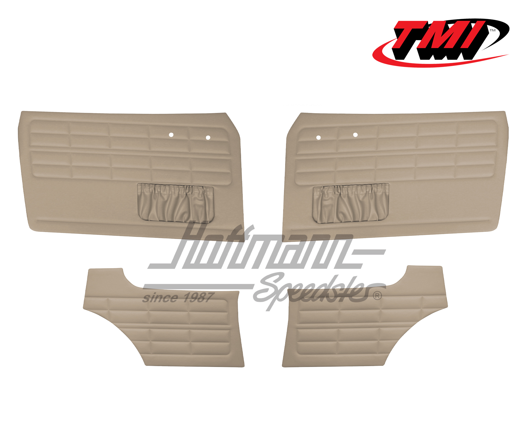 Rivestimento portiera e laterali, Karmann Ghia Coupé, -7.63, beige | 10-1524-14 | 066-0010-05