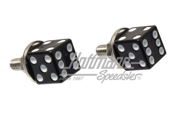 Fissaggio della targa, dado, nero | 507-BK | 200-7510-14