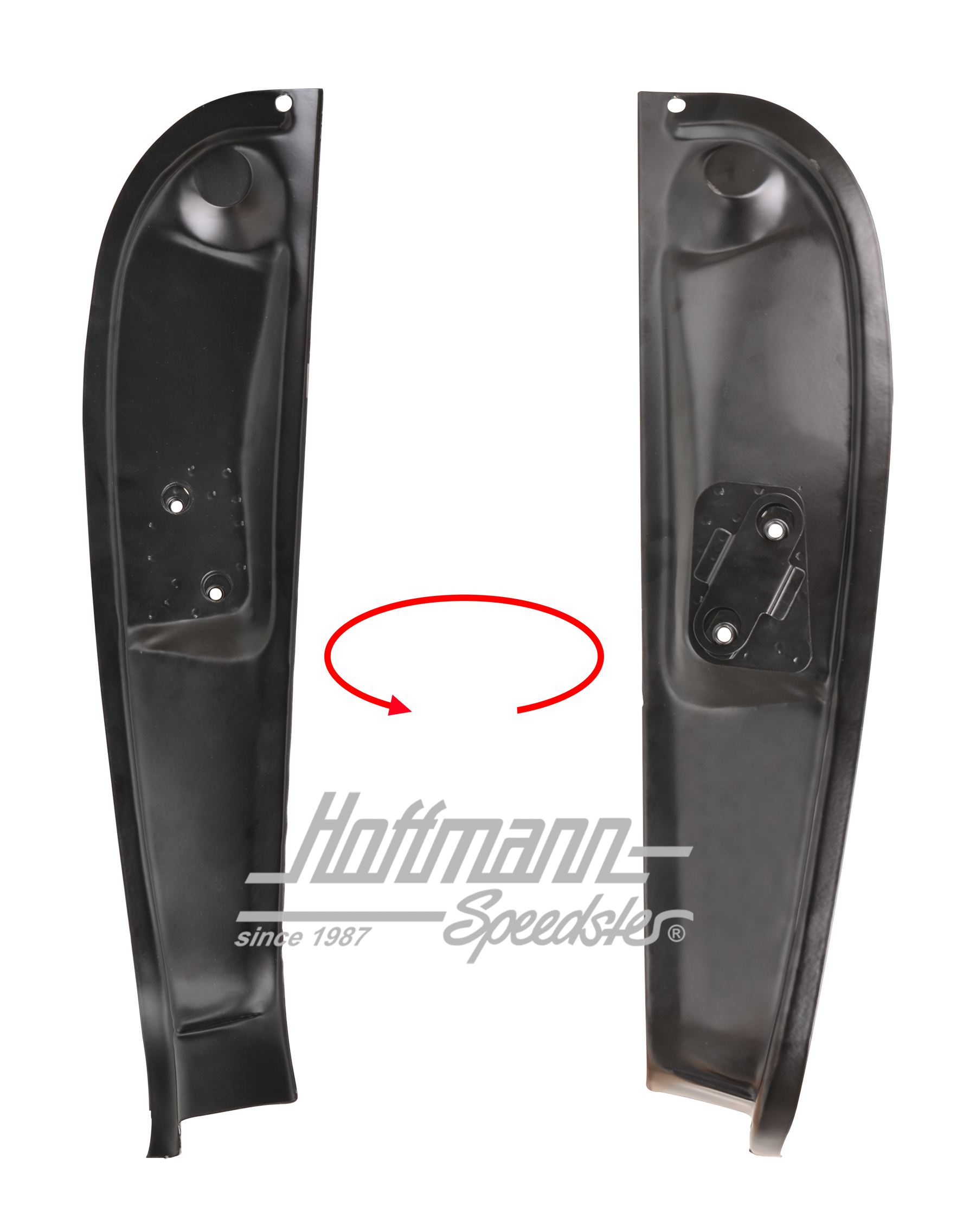 Lamiera montante bloccaggio, 65-68, destra | 901 502 042 00 | 590-0050-02