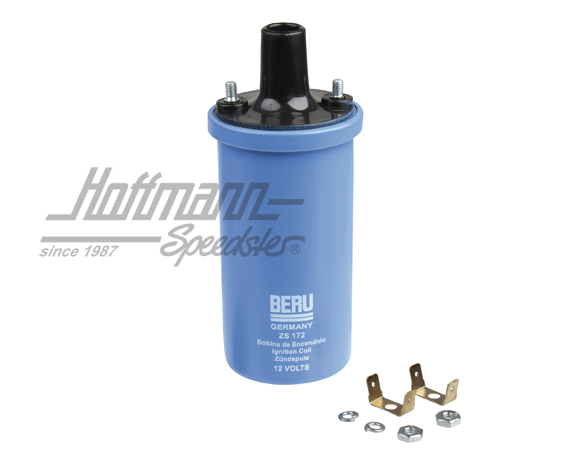 Bobina d'accensione Beru, 12V, 3.4 Ohm, "blu" | 043 905 115 C | 020-0402-10