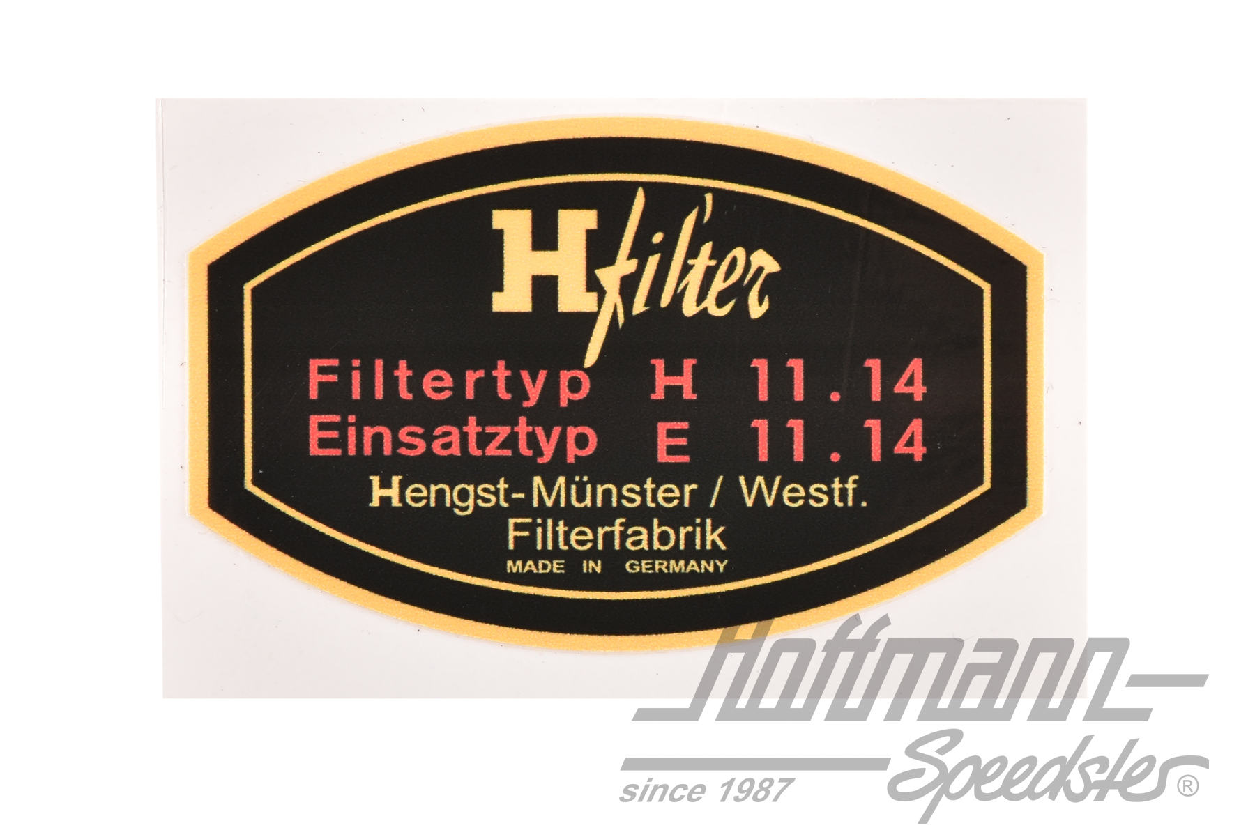 Adesivo, Filtro H, 356/912 | 644 701 003 00 | 510-7950-50