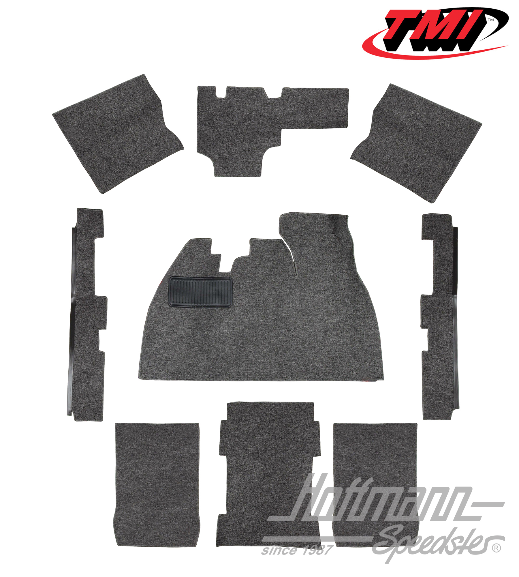Set tappeti, Berlina, grigio, 8.72- | 34-F1110-407 | 020-5328