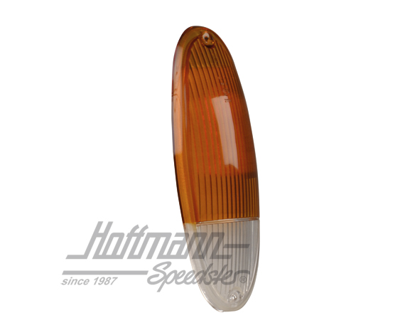 Vetro lampeggiatore, Porsche 914, arancio / bianco                                                  