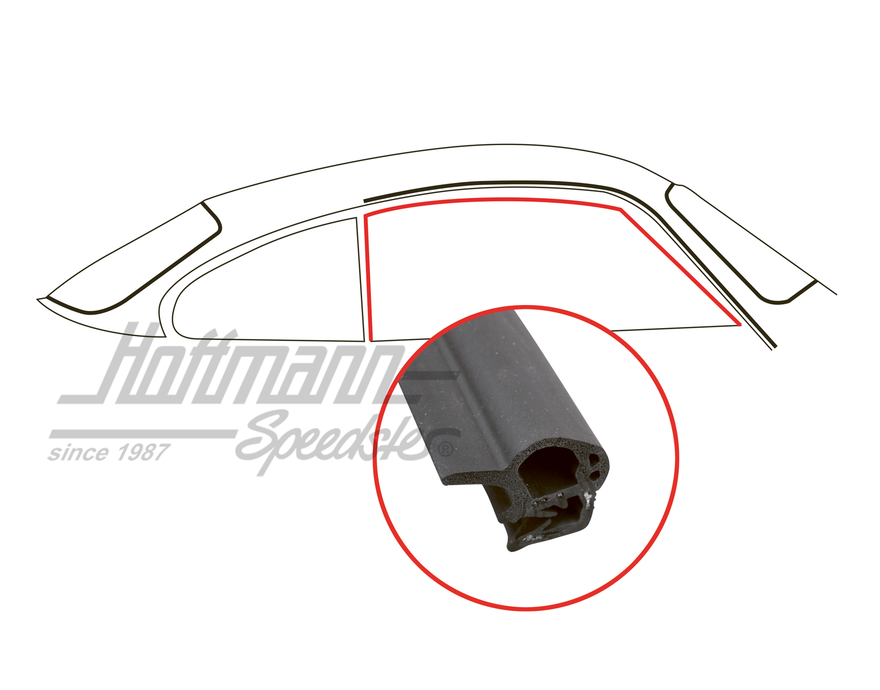 Cristallo ad azionamento manuale, Coupé, 71-74, destra | 143 845 212 B | 060-0403-02