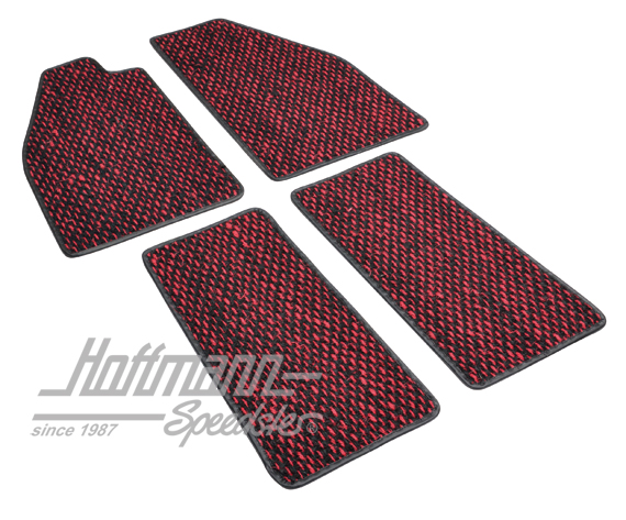 Tappetitni, cocco, -57, rosso / nero | ZVW 2RD | 020-5381-07