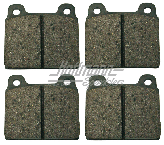 Pastiglie dei freni, anteriore, Furgone T2, 70-72 | 211 698 151 F | 090-3119