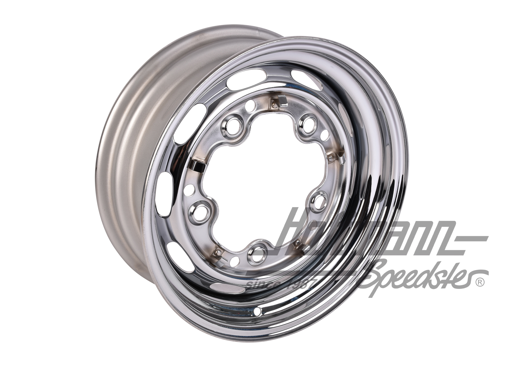 Cerchio cromato, 356-Style,5.5x15,ET 15, senza omologazione | VW 42 C | 070-8035