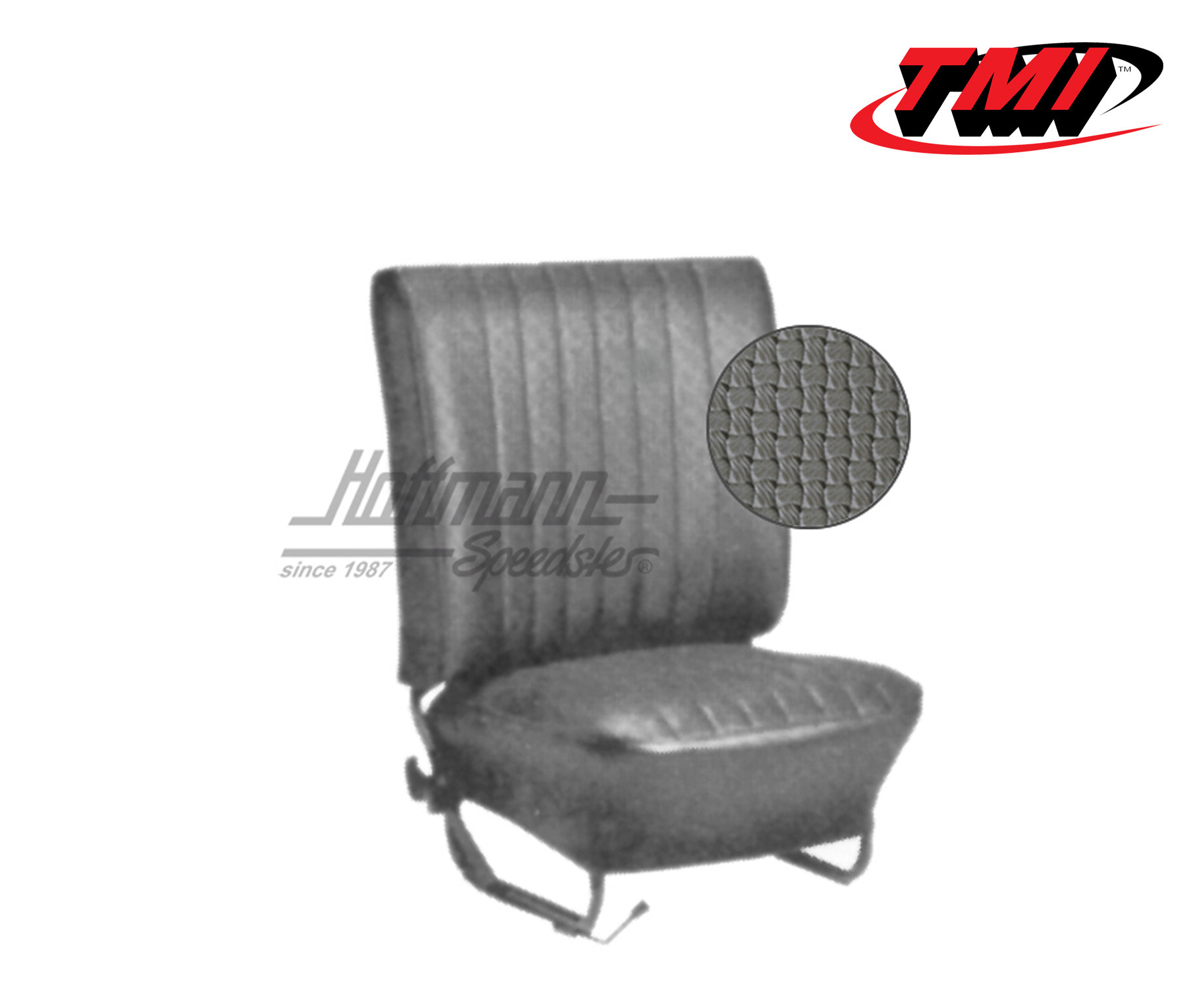 Coprisedili, Berlina, 67-72, tessuto di cestino, grigio | 43-1130-06 | 055-5935