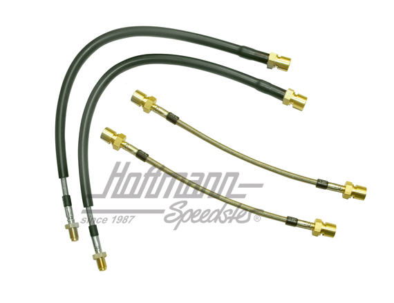 Set tubi flessibili freno  "Stahlflex", Furgone T1 | VW 0115-4 | 089-2555