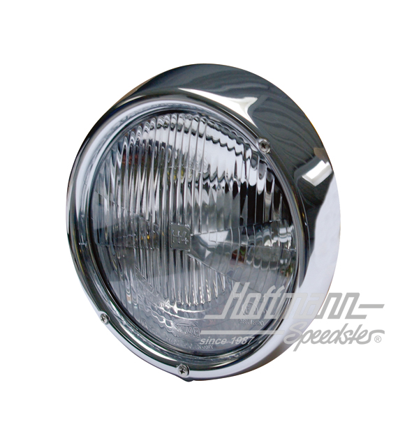 Faro, H4, fissaggio 3 fori, con anello cromato | 113 941 753 | 020-4455