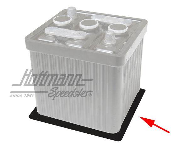 Tappetino di base, batteria, 200x300mm, nero | ZVW113 | 020-1245-18