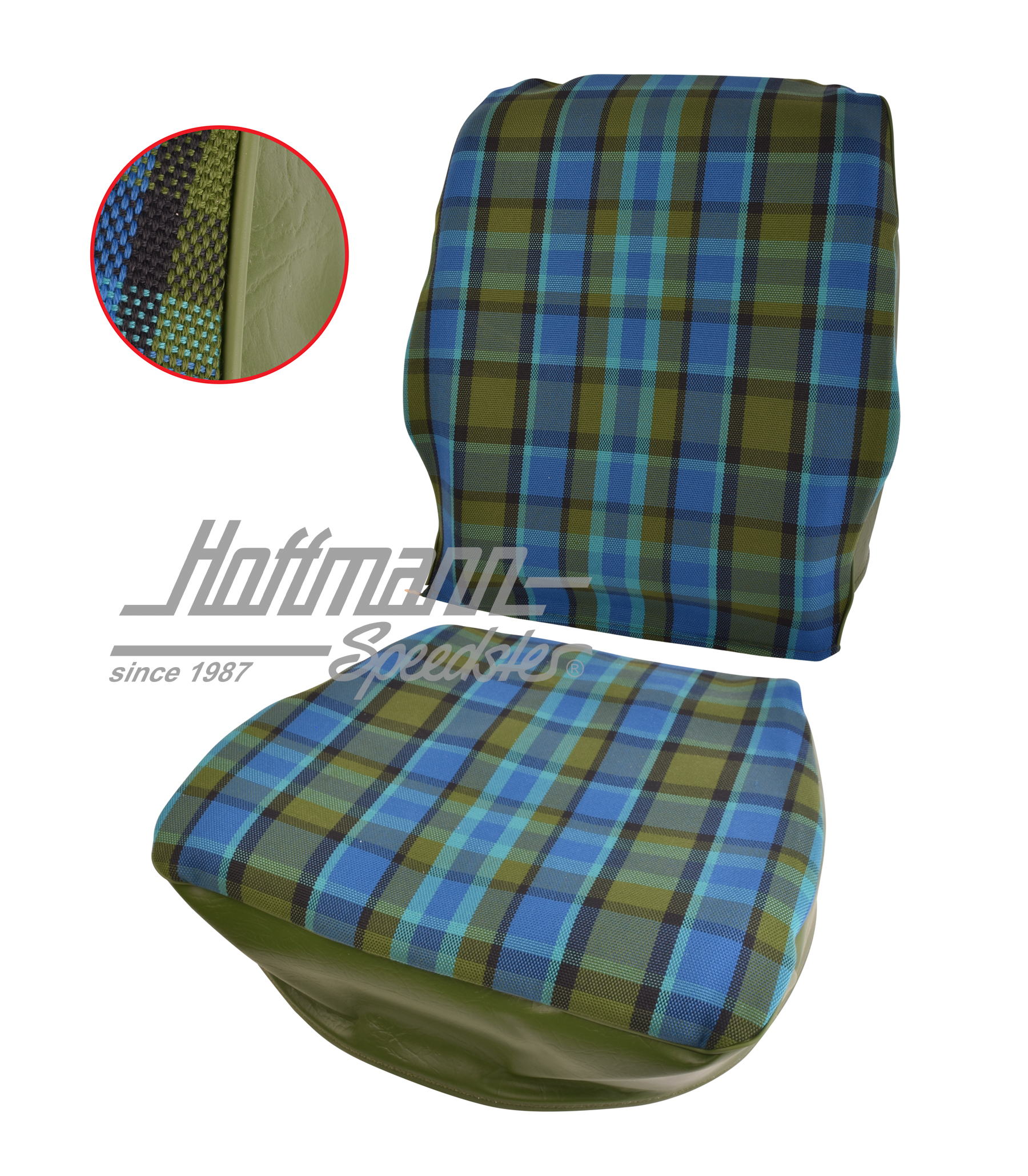 Coprisedile, Westfalia, blu/verde, 74-79 |  | 098-1272-50