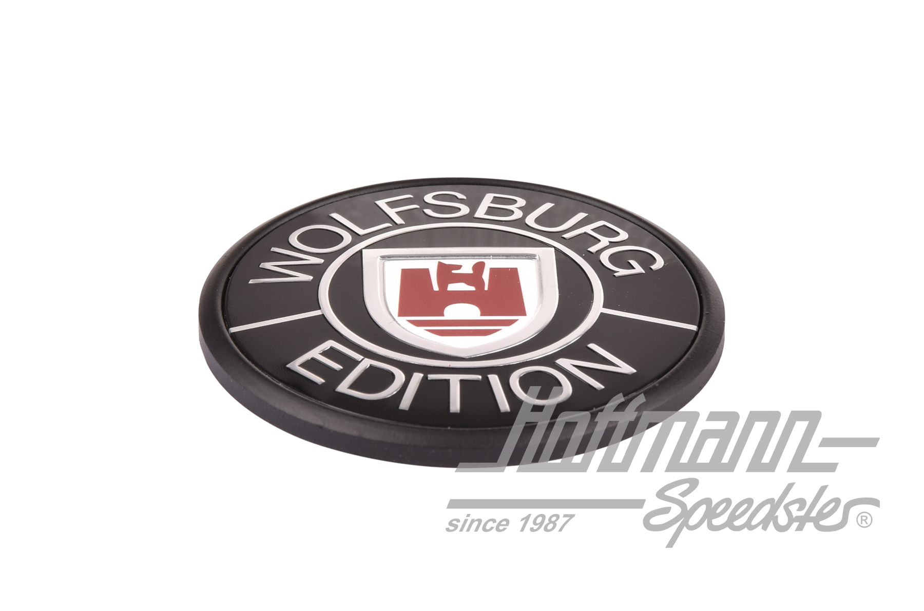 Emblema, edizione Wolfsburg, rosso/nero                                                             