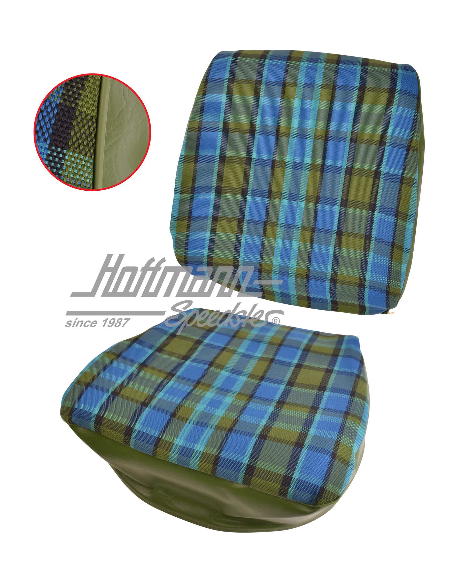 Coprisedile, Westfalia, blu/verde, 74-79 |  | 098-0599-70
