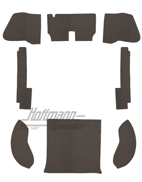 Set tappeti, Berlina, 53-57, filato capello, antracite |  | 026-5021-02