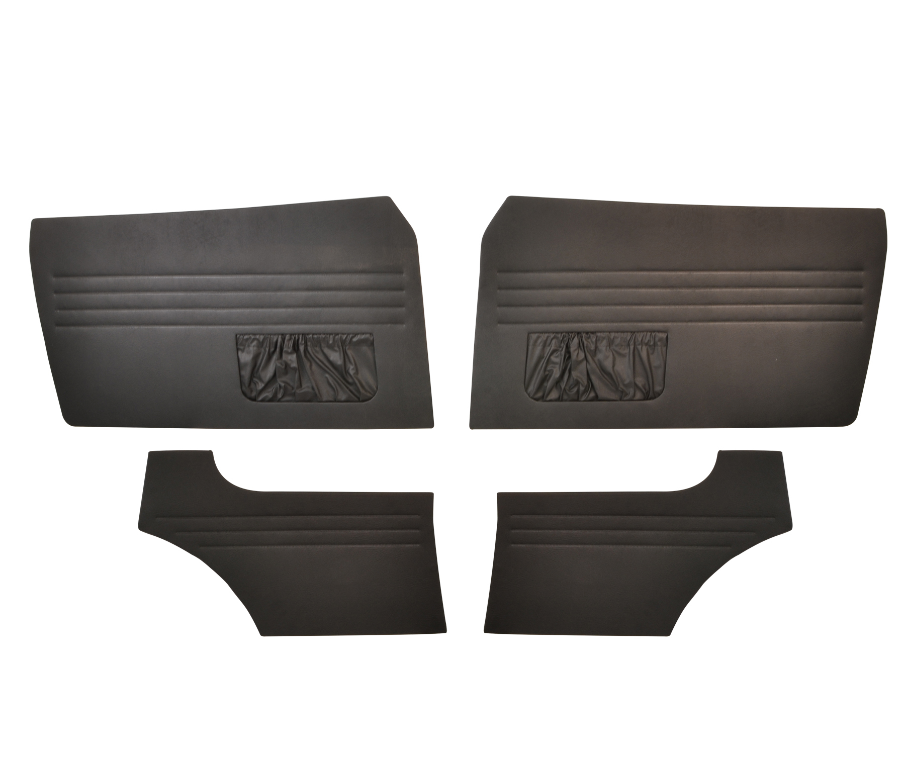 Rivestimento portiera e laterali, Karmann Ghia Coupé, nero, 8.63- | 141 898 035 BR | 066-0003