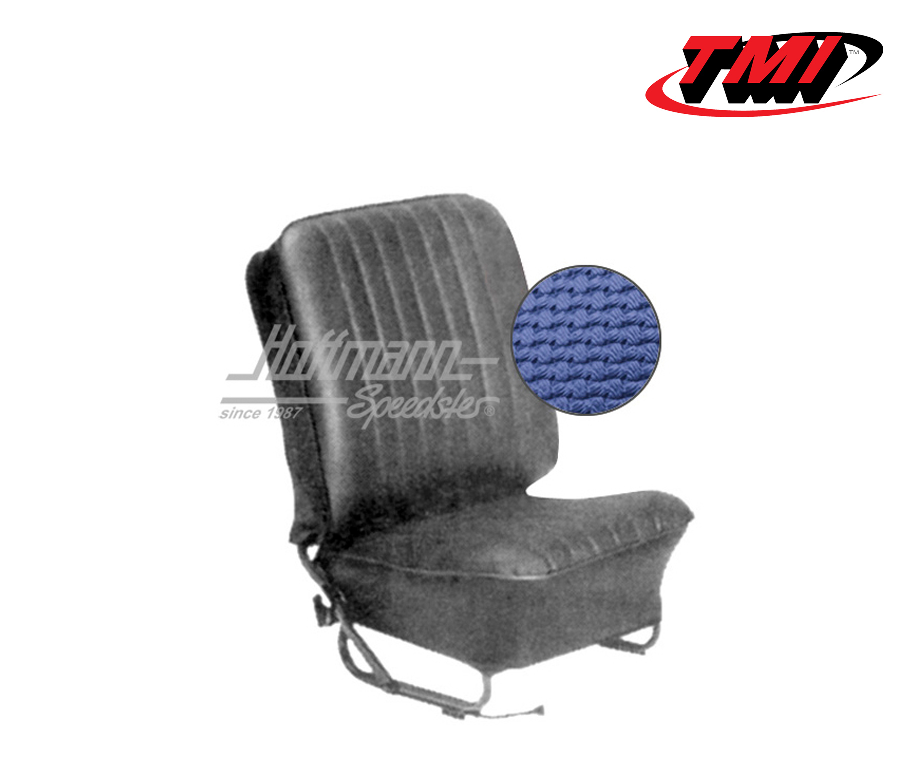 Coprisedili, Cabriolet, 57-64, tessuto di cestino, blu | 43-1322-08 | 055-6620