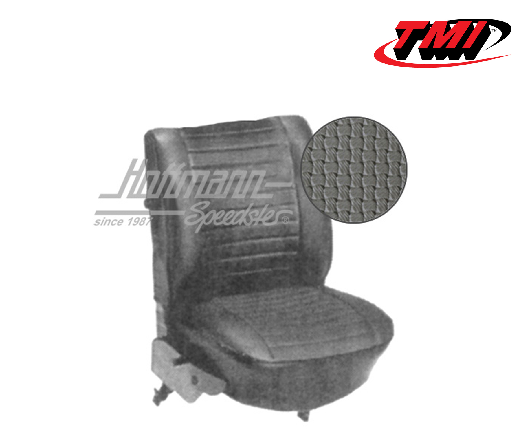 Coprisedili, Cabriolet, 8.73-7.76, tessuto di cestino, grigio | 43-1332-06 | 055-6835