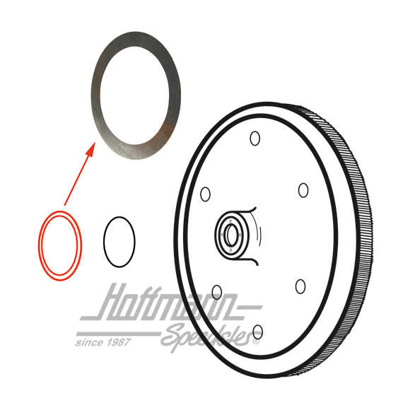 Rondella, volano, 0.36mm | 113 105 289 A | 010-0137-06