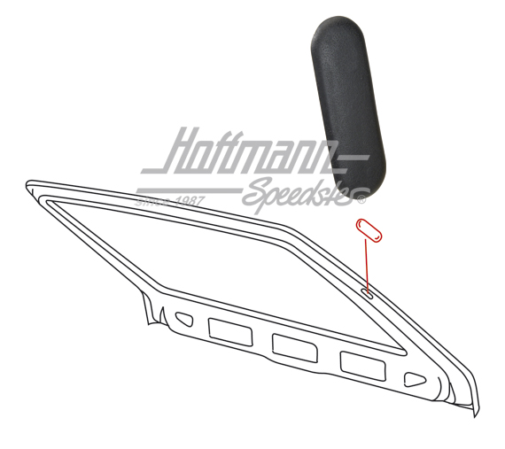 Tappo, portellone posteriore, laterale, Golf 1 | 171 827 200 | 180-7422-10