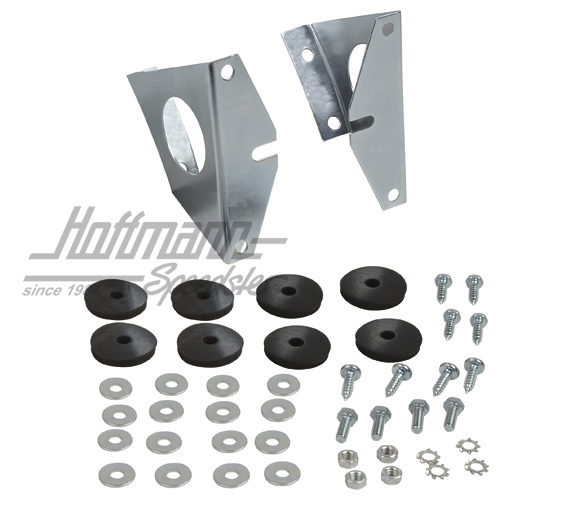 Set supporto di targa, anteriore / posteriore, 911 | 901 701 051 24 | 510-9980