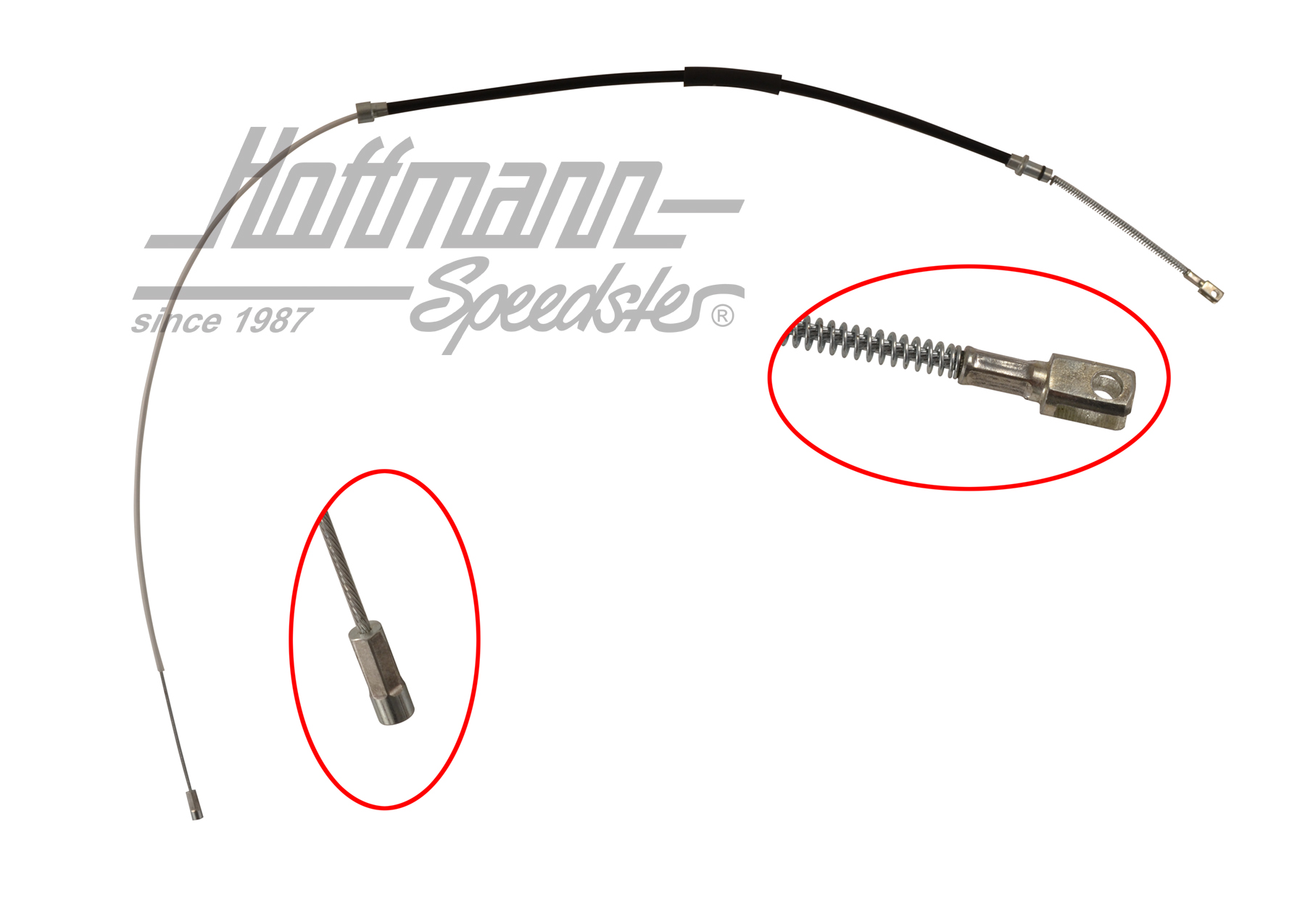 Cavo freno a mano, Porsche 993, 94-98 | 993 424 551 05 | 522-1528