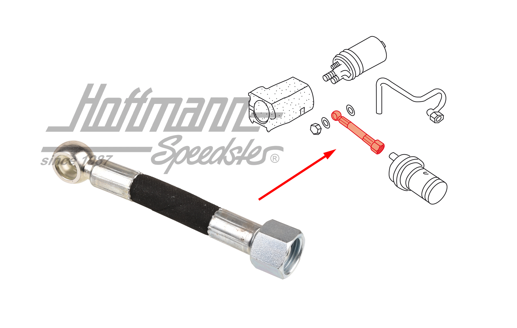 Tubazione della benzina, serbatoio/pompa del carburante | 533 201 220 | 110-2370-32