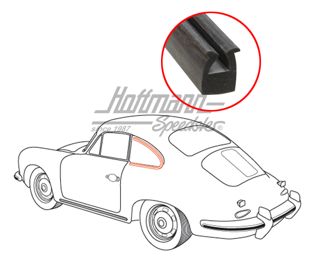 Profilo, deflettore, 356 Coupé | 644 543 901 00 | 510-6395-08