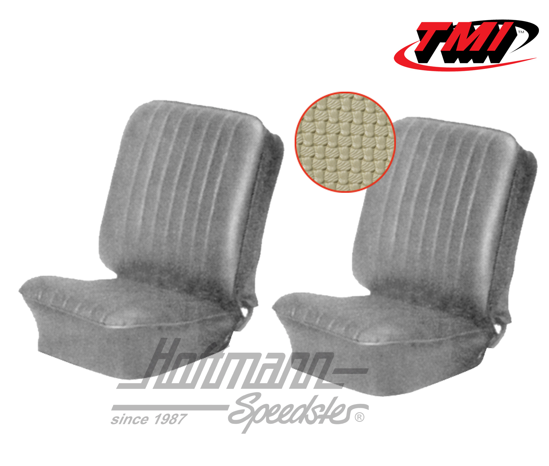 Coprisedile, Karmann Ghia, anteriore, 60-66, beige | 43-1502-04 | 066-0067-30