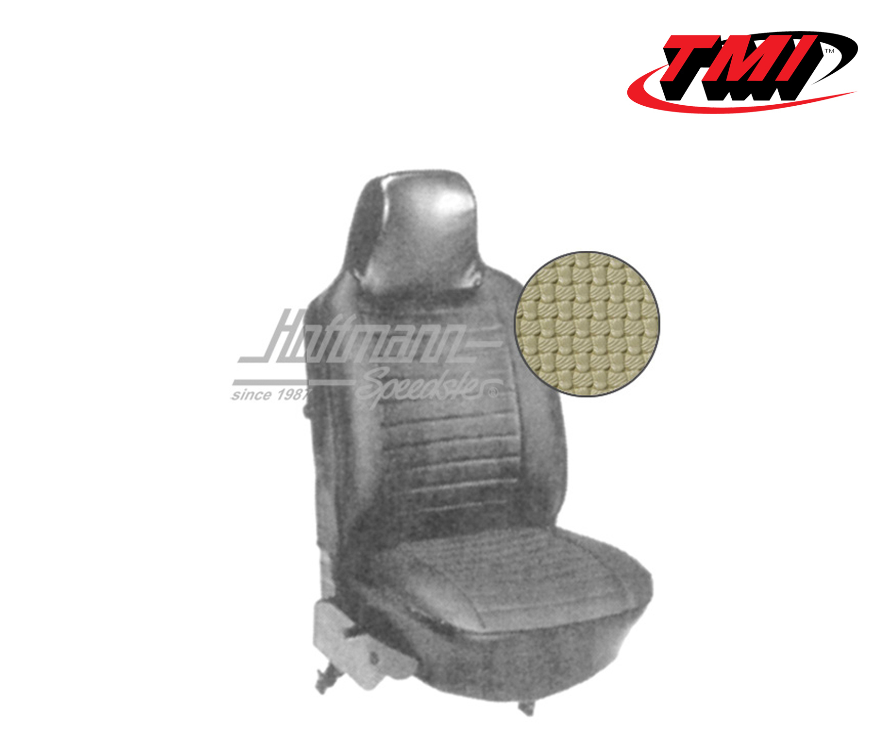 Coprisedili, Cabriolet, 73-76, tessuto di cestino, beige | 43-1327-04 | 055-6330